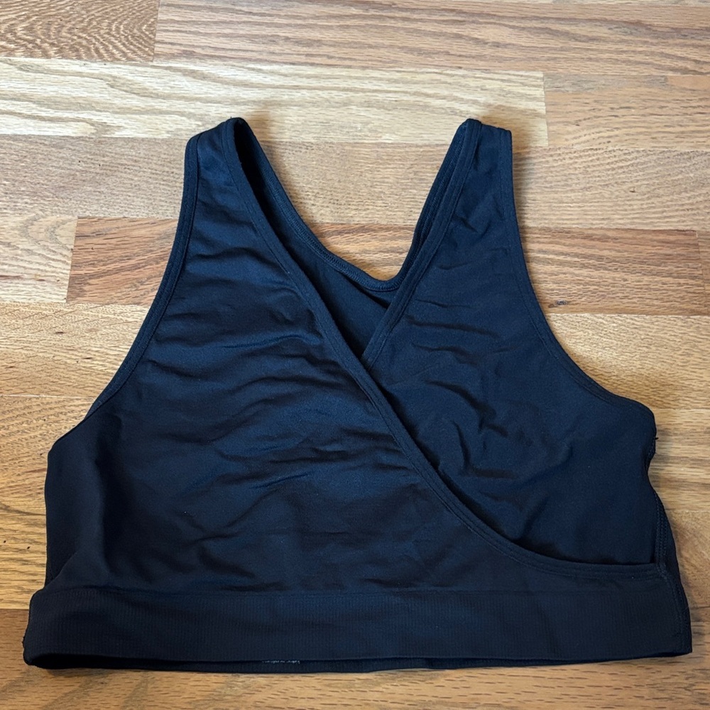 Bravado Black Nursing Racerback Bralette size L